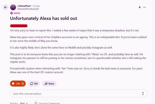 Alexa pearl  page leaked private photo uncensored HD quality