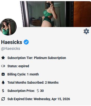 Haesicks  page leaked private photo uncensored HD quality